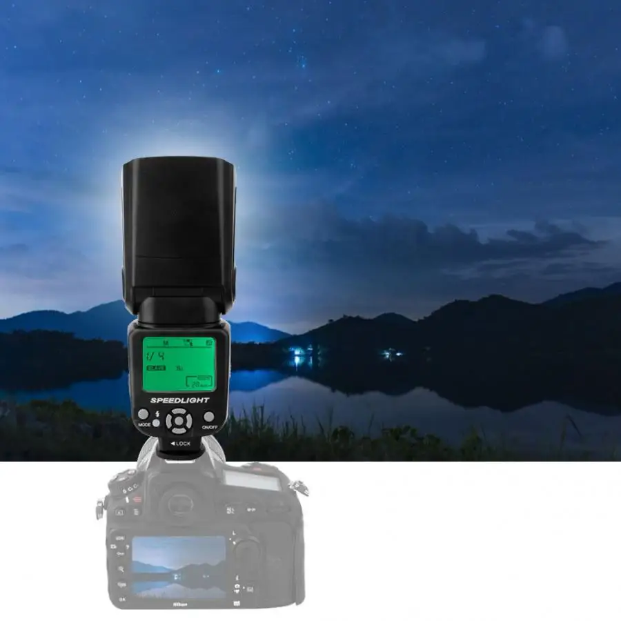 TRIOPO Профессиональный светильник для камеры внешняя вспышка Canon Nikon