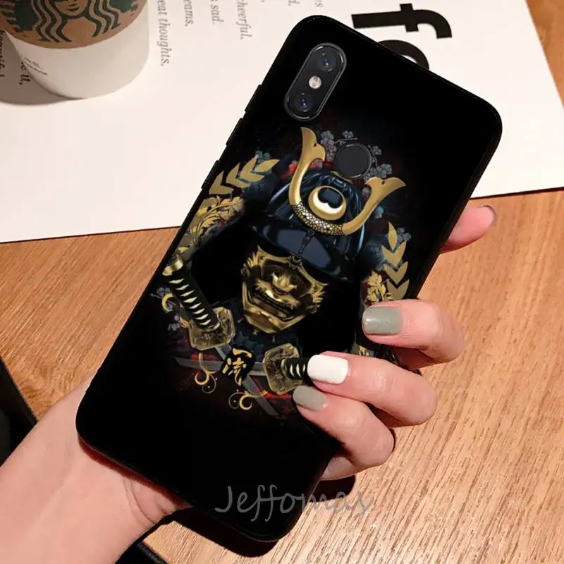 

Japanese samurai oni mask Phone Case For Xiaomi Redmi 4x 5 plus 6A 7 7A 8 mi8 8lite 9 note 4 5 7 8 pro