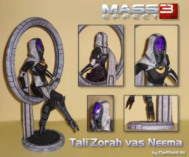 Массовый эффект 3 tali 'Zorah нар Rayya Paper-модель Diy D | Игрушки и хобби