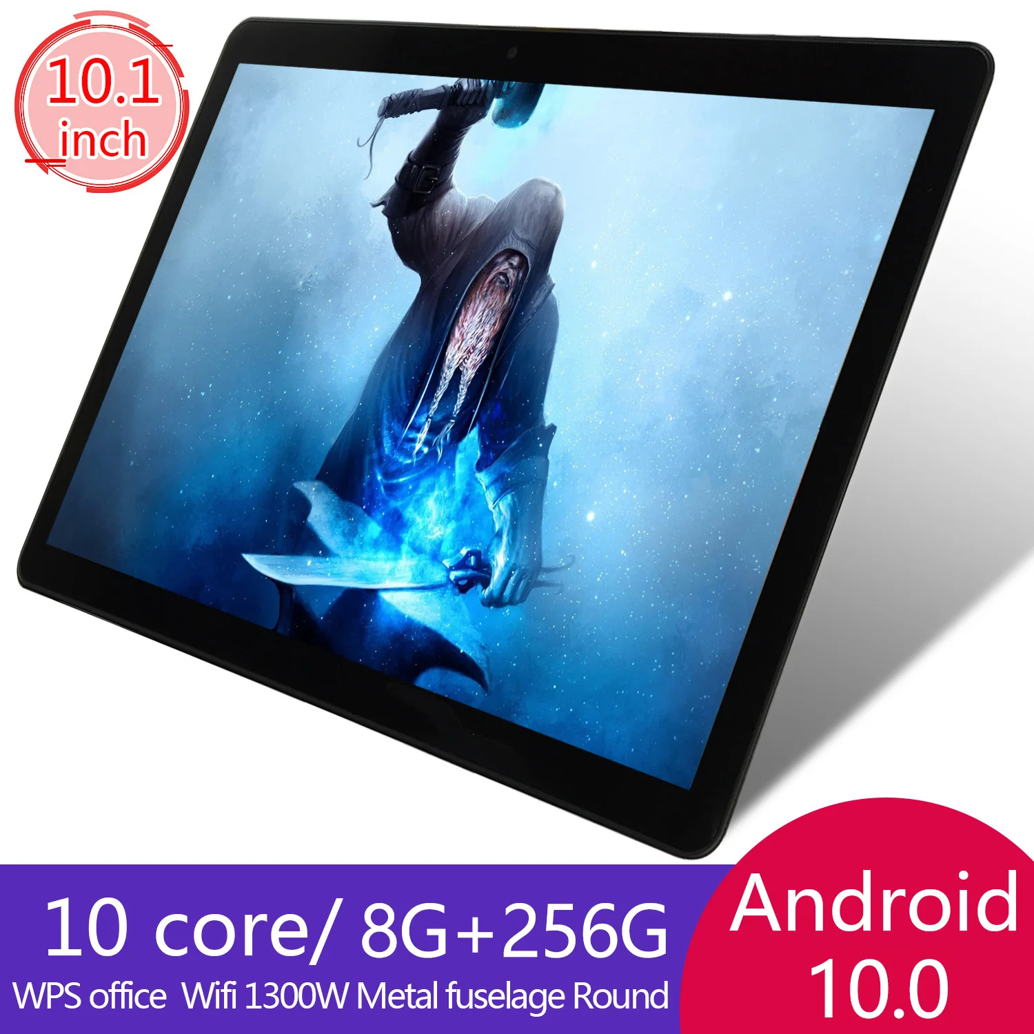 

S09 Tablet Laptop 10.1Inch android tablet 10Core gaming Film Music Tablets gps+wifi 4G sim call phone 8GB+256GB 8800mAh Battery
