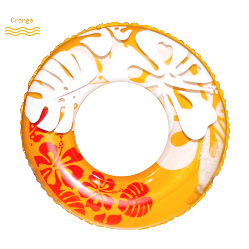 Забавное надувное кольцо для плавания гибискусовый цветок толстое большое