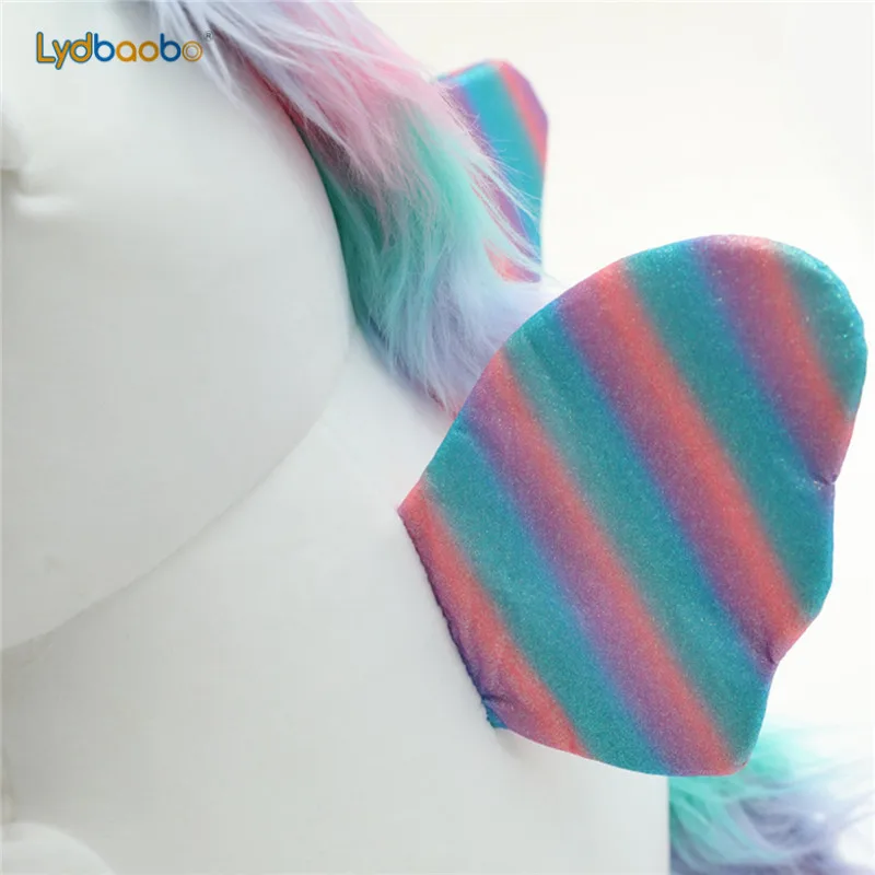 

New Arrive 45cm Unicorn Stuffed Plush Doll Cute Soft Animal Horse Toy Wings Unicorn Kids Baby Christmas Gifts
