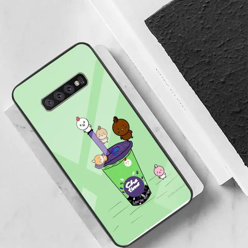 

Cartoon Kpop Day6 Phone Case For Samsung S10 S20 S9 Plus Note9 10 Case Glass Case For Samsung Galaxy S10