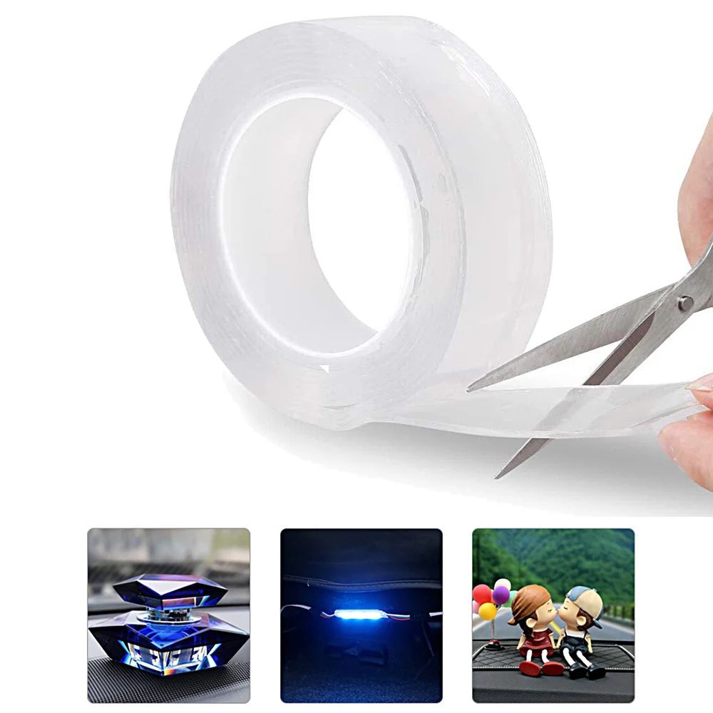 Двухсторонняя бесконтактная нано лента многофункциональная волшебная