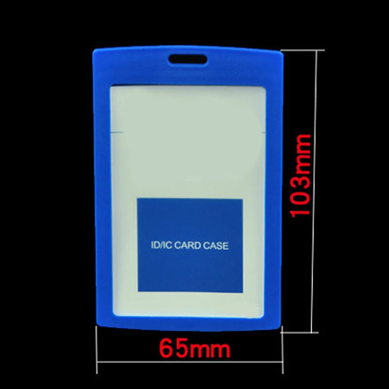 Solid Color Work Employee Name ID Card Cover Plastic Certificate Identity Badge Women Men Business Credit Holder Case | Багаж и сумки