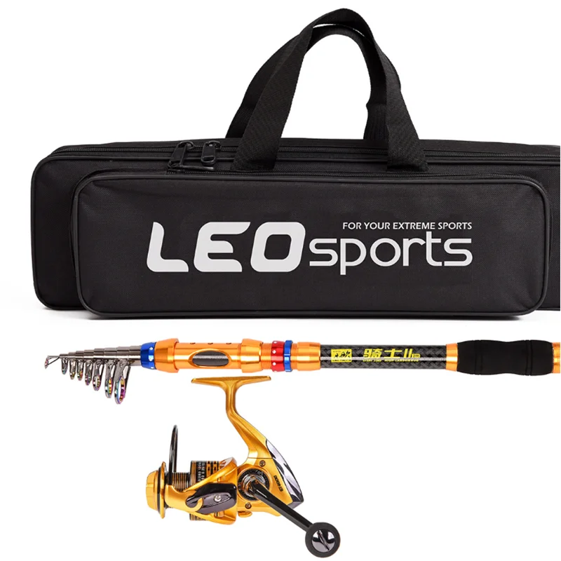 

Telescopic 1.8m 2.1m 2.4m 2.7m Fishing Rod Portable Ultralight Pole Spinning Fishing Rod Sea Pole Carbon Fiber Rock Boat