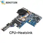 NOKOTION 592809-001 для HP G62, CQ62, CQ42, задняя версия, материнская плата для ноутбука DA0AX2MB6E1, разъем S1, ЦП + радиатор