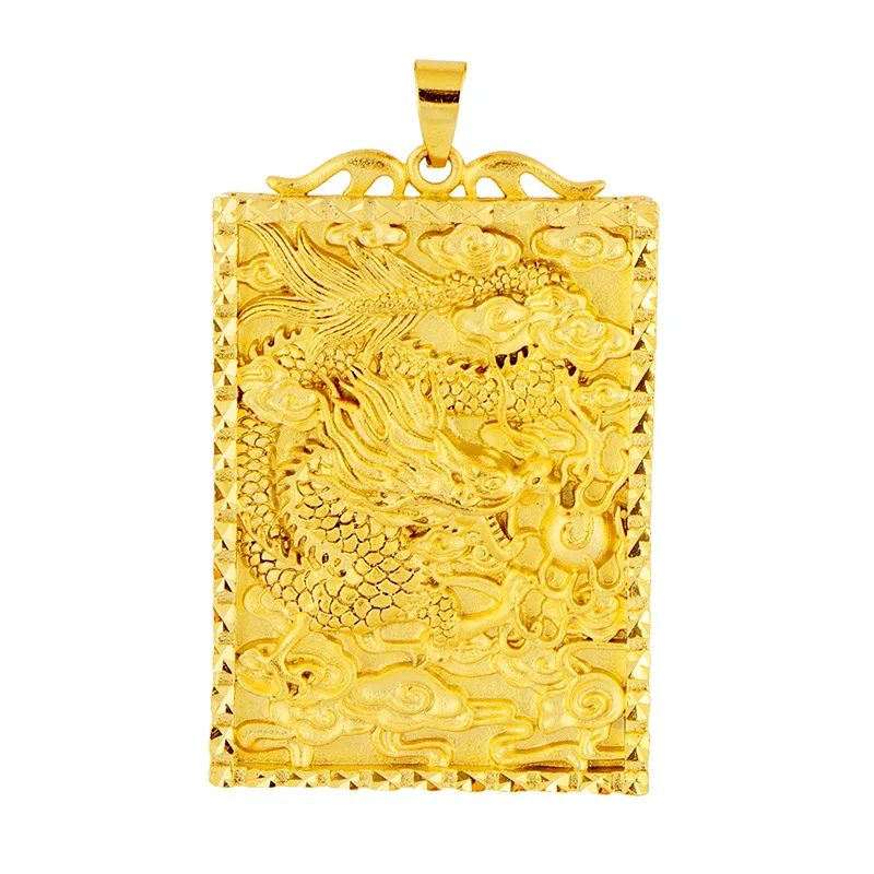 

Bohemian Portrait Alloy Gold Coin Pendant Men's Necklace Retro Fashion 2021diy Jewelry Gift