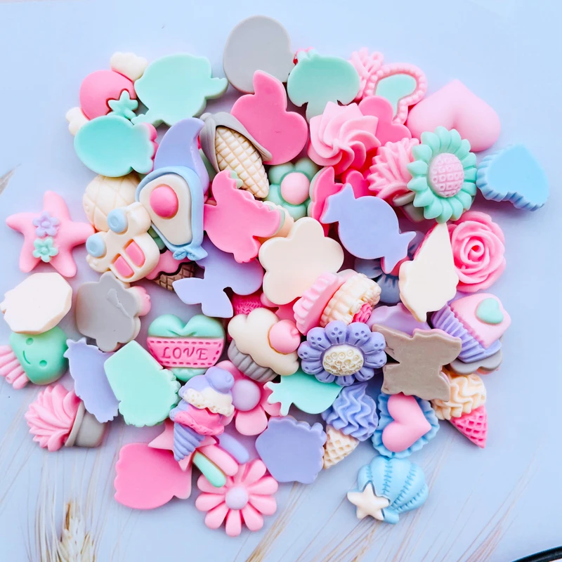 1020 pieces of new resin cute cartoon series flat back scrapbook diy embellishment mobile phone shell accessories 053 free global shipping