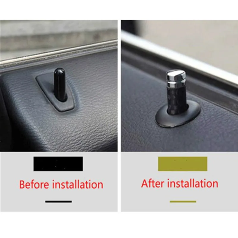 Автомобильный Стайлинг автомобильный оконный дверной замок шпилька крышка для