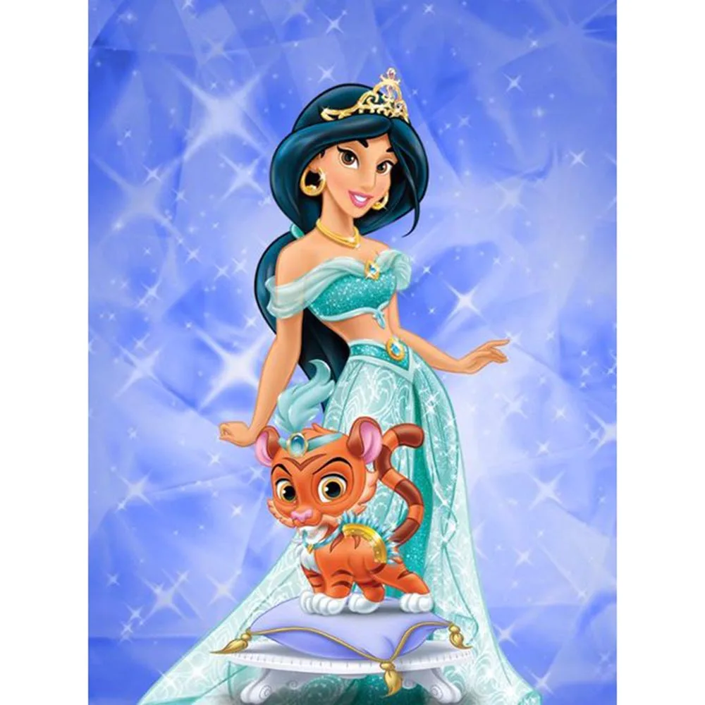 

5D Diy Diamond Painting Disney Princess Full Square Cartoon Diamond Embroidery Cross Stitch Rhinestone Painting Home decor gift