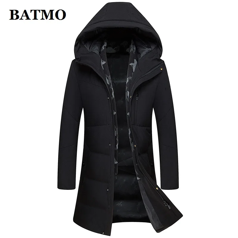 Batmo мужская зимняя куртка на 90% белом утином пуху плюс размер 9902 2020|coat down|duck down jacket