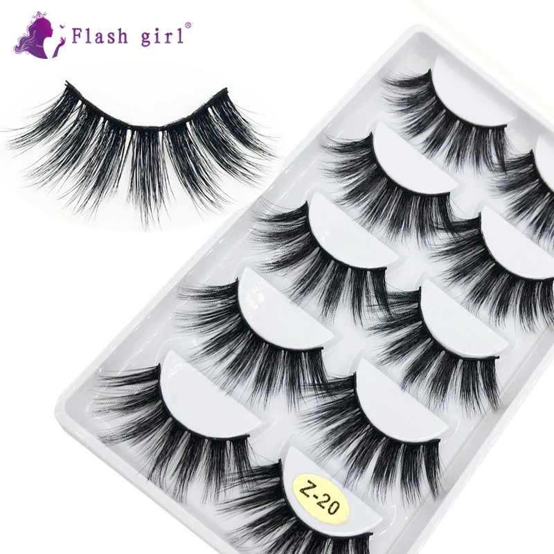 Лучший поставщик Z20 высококачественные 3D накладные ресницы оптом полный макияж