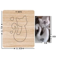 new cat wooden dies cutting dies for scrapbooking multiple sizes v 4072