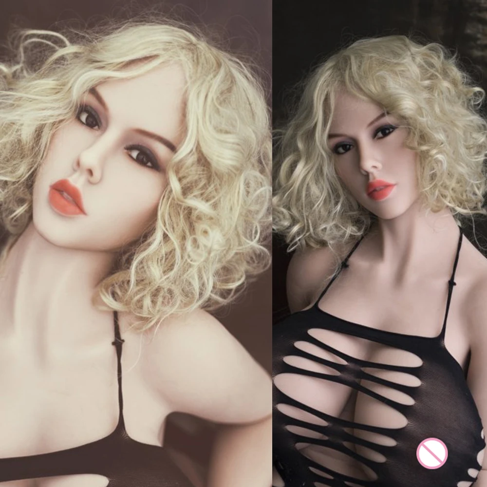 Горячая сексуальная настоящая секс кукла голова Красивая Европейская женская