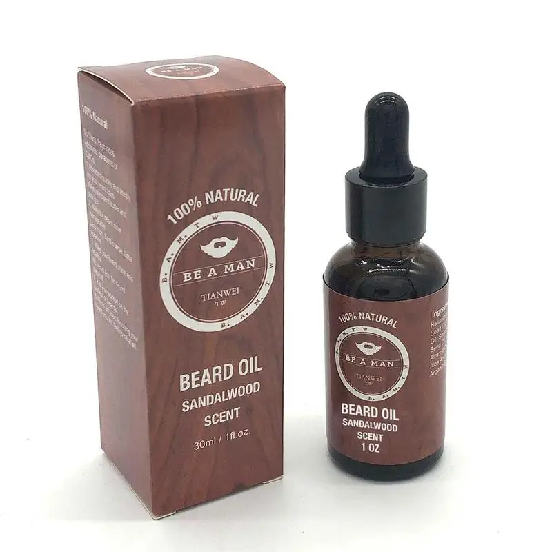 

Men Beard Oil Growth Kit Smooth Hair Growth Nourishing Enhancer Beard Wax Mustache Balm Oil Leave-In Conditioner Beard Care