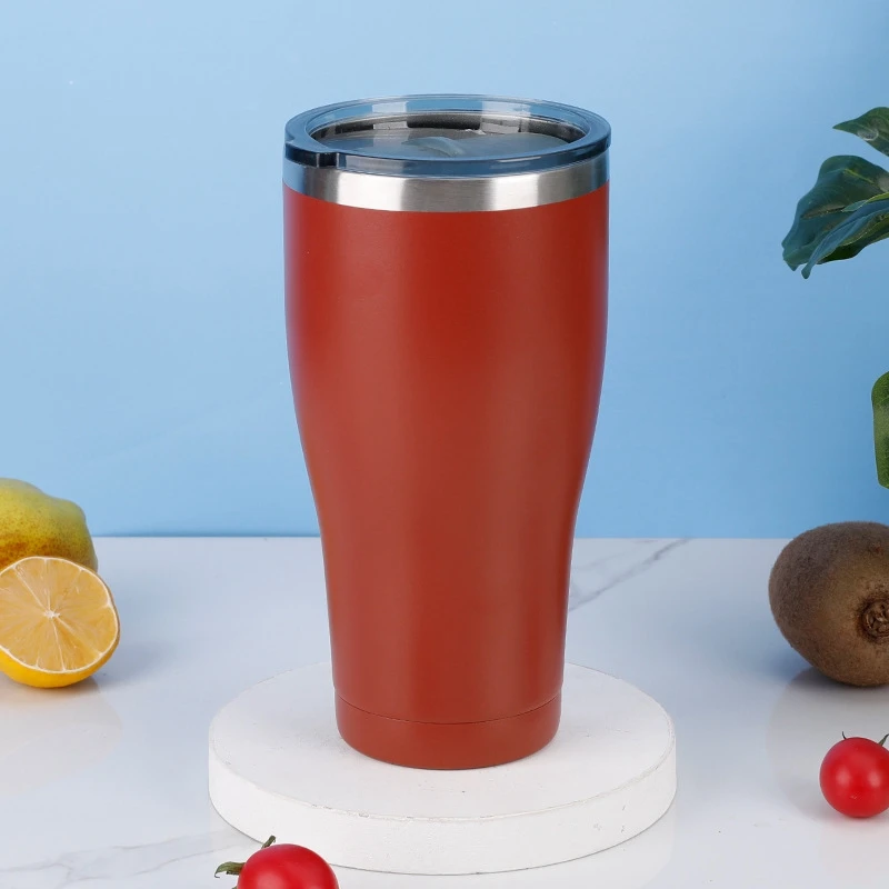 

Stainless Steel Household Ice Cup Car Cup Car Portable Ice Cup 30Oz Double Vacuum Waist Cup