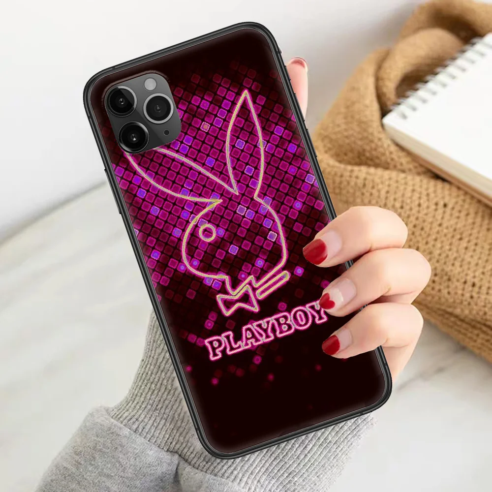 

Brand Playboys Fashion Phone Case Cover Hull For iphone 5 5s se 2 6 6s 7 8 12 mini plus X XS XR 11 PRO MAX black fashion prime