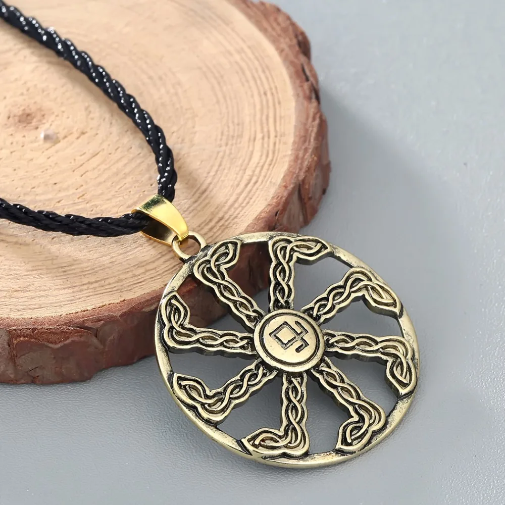 Чандлер хип хоп панк Славянский талисман подвеска Коловрат ожерелье Античная