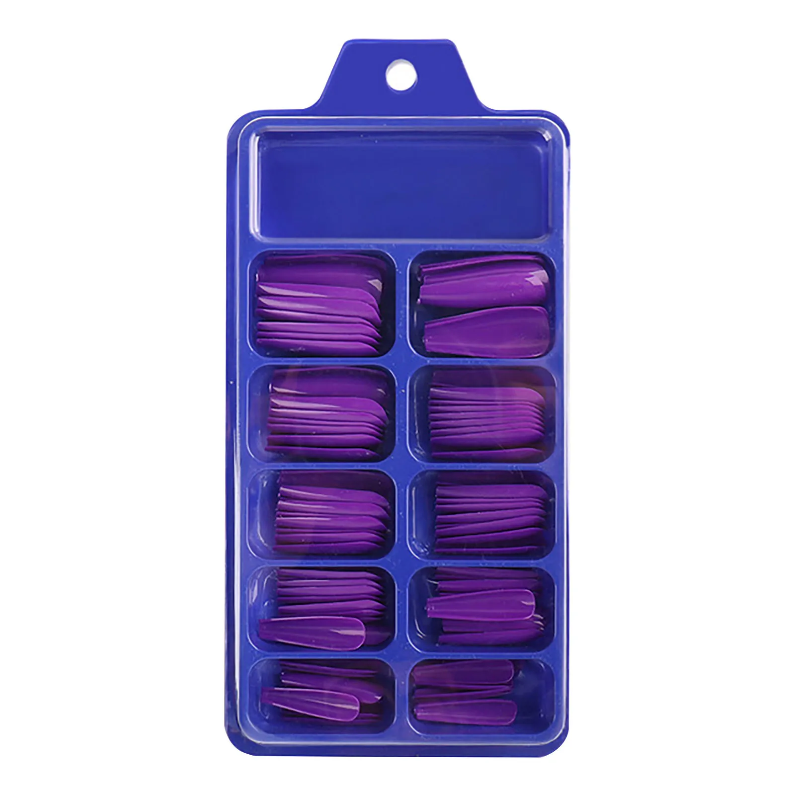 100 шт. накладные ногти из АБС-пластика ярких цветов | Красота и здоровье