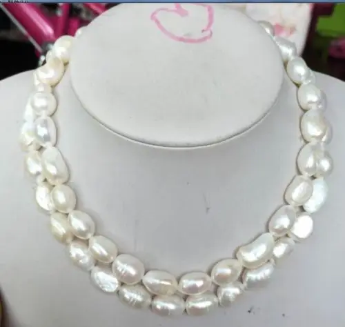 

elegant 12-13mm south sea white pearl necklace 50inch
