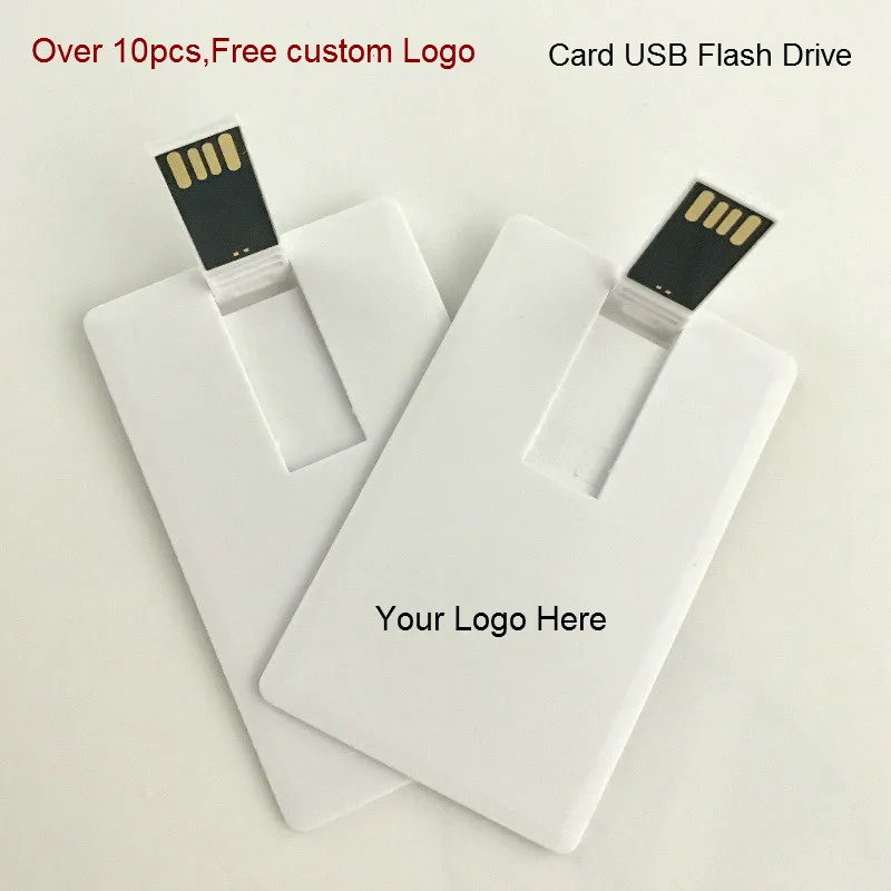 

New finger portable 4GB 8G 16G 32G credit card USB Flash Drive 2.0 customized logo Creative new Pendrive(Over 10pcs Free logo)