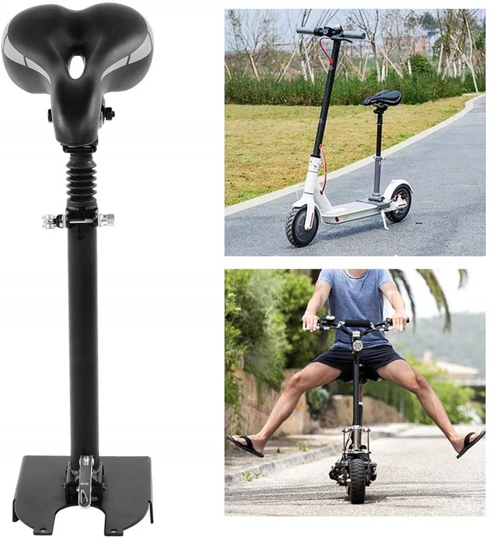 M365 Xiaomi Electric Scooter Seat, Adjustable Electric Scooter Seat Saddle Shock Absorbing Seat Comfortable Chair Scooter Saddle