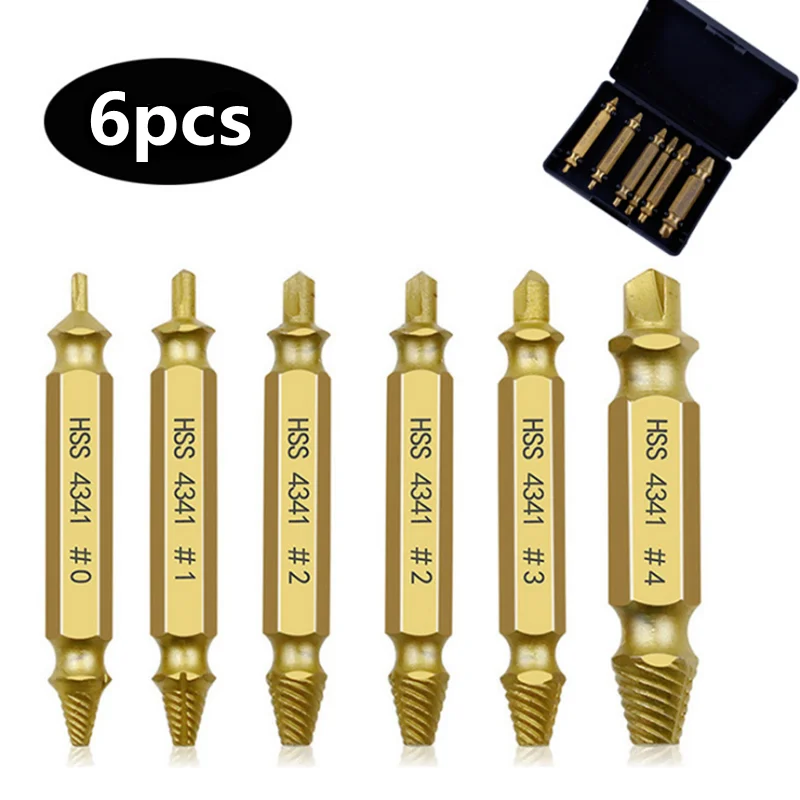 

Bit drill drill set Broken Bolt Remover Guide Kit Broken Speed Take Out the Damaged Screwdriver Drill Bit Set Screw Removal Tool