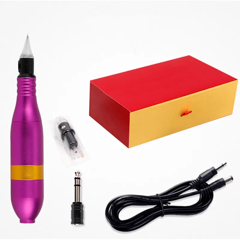 Полностью профессиональная тату машинка ручка пистолет вращающаяся 10 Вт