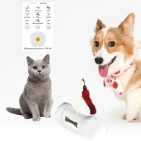 2022new pet smart toy dog fury bone interactive emotions smart cat toy silicone wheels used manual automatic control through app