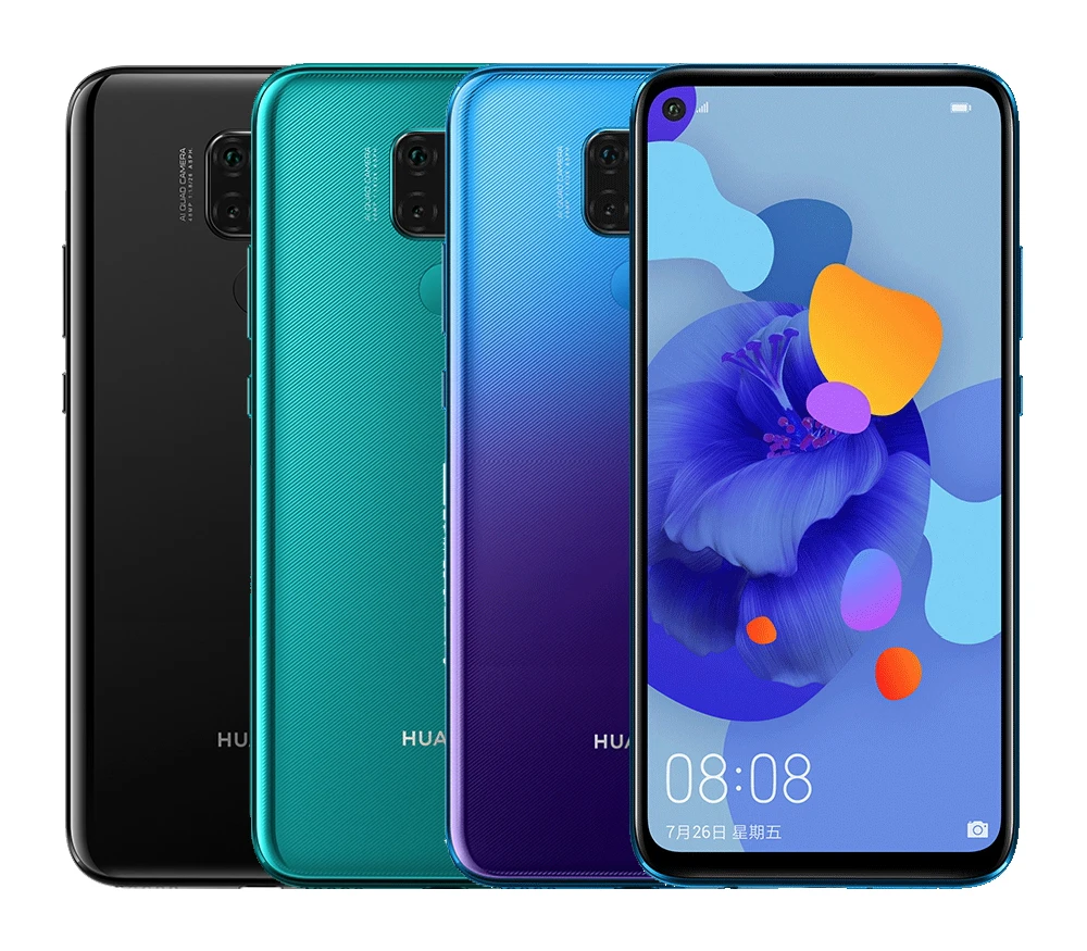 Новинка, смартфон huawei Nova 5i Pro, четырехъядерный, камера Google play, 6,26 дюймов, 8G, 128 ГБ, Kirin 810, четыре ядра, 4000 мА/ч, отпечаток пальца, 48 МП