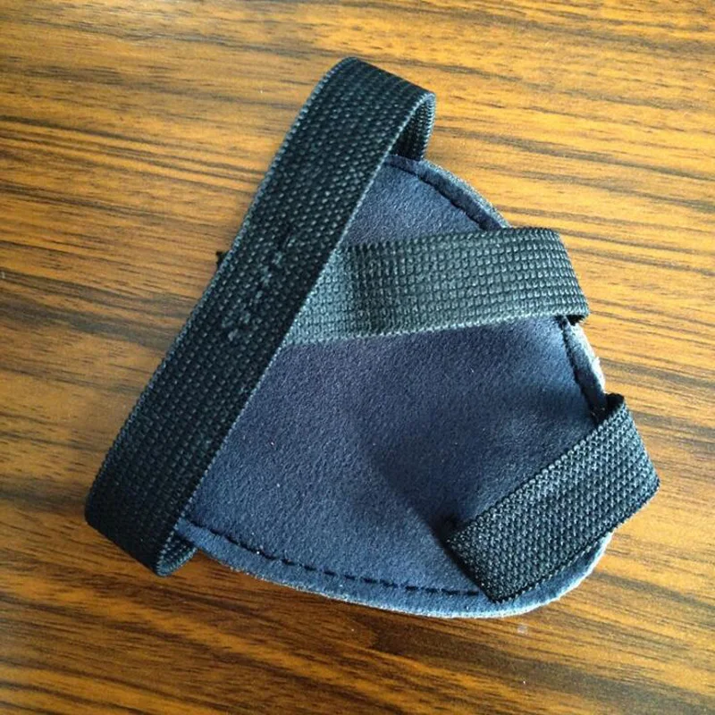 1 шт. защита для стрельбы из лука левой руки Черная защитная накладка пальцев