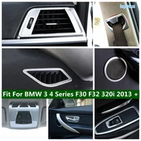 window lift safety belt headlamp switch button reading light cover trim matte for bmw 3 4 series f30 f32 320i 2013 2018