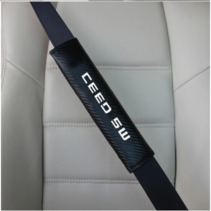 Модные Наплечные подушки из искусственной кожи для автомобильного ремня