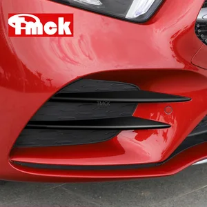 4 шт. ABS хром для Mercedes Benz A Class W177 A180 A200 2019 + аксессуары для автостайлинга полосы для передней противотуманной фары отделка крышка наклейка