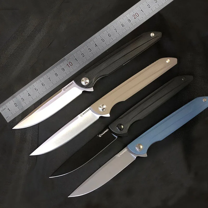Нож Harnds CK9171 с зажимом тактический складной клинок ассасина лезвие 14C28N рукоятка G10