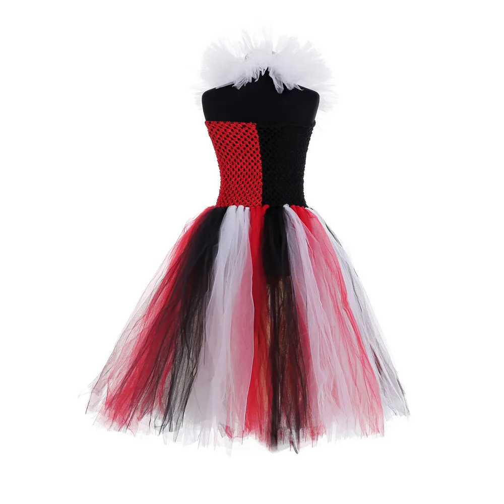 Детское нарядное платье Королева сердец костюм Алиса в стране чудес платья для