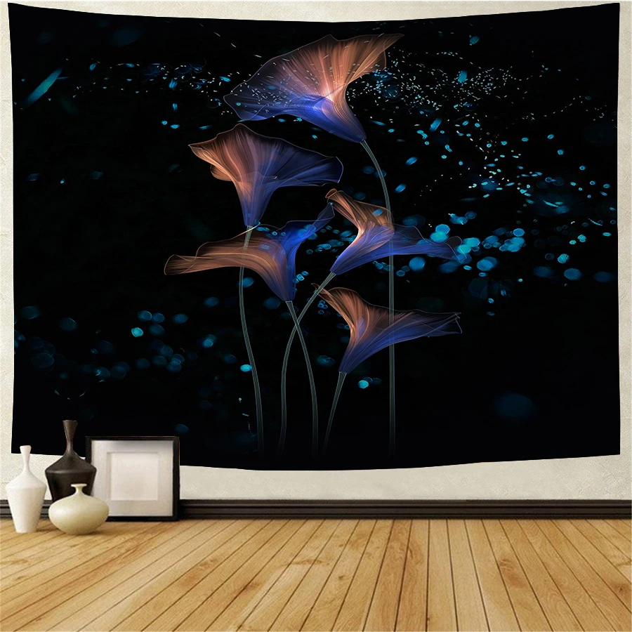 Мягкий гобелен с изображением Утренней славы настенное художественное