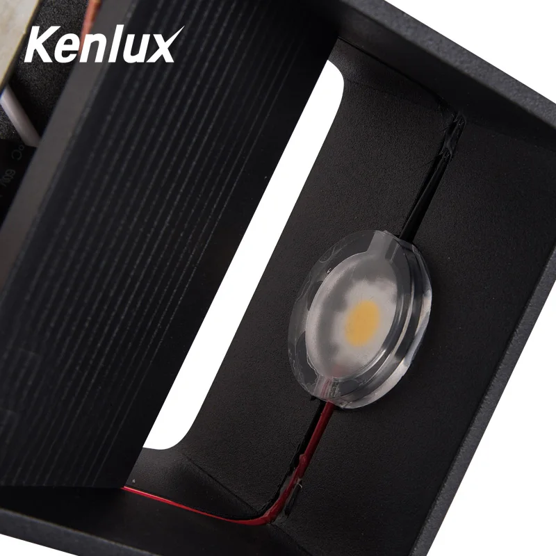 Kenlux 5 Вт Скандинавская настенная лампа Светодиодная алюминиевая цветная