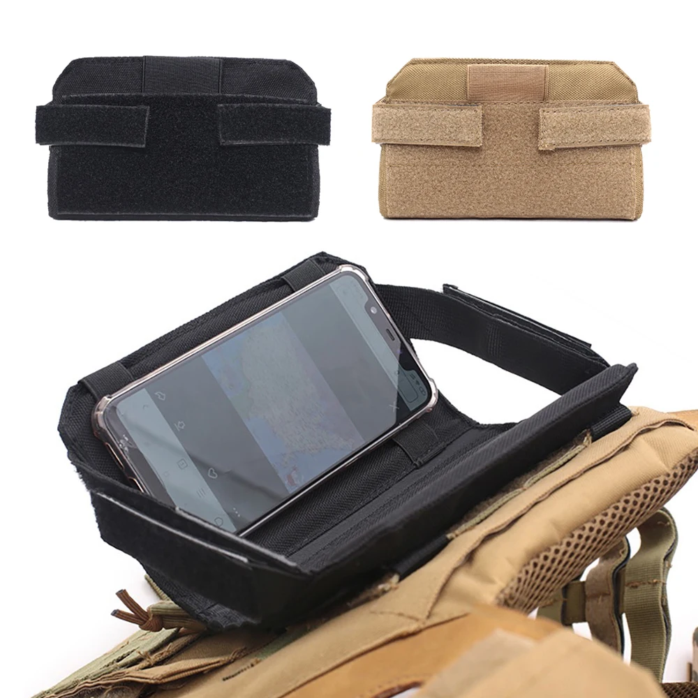 1000D Tactical Molle Map Pouch Marine Sports Mobile Phone Bag  Multi-Purpose Tool Holder Compact Map Package Vest Phone Pouch