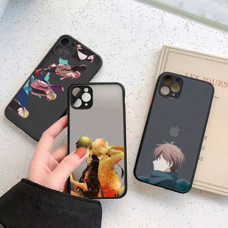 

Given Anime Phone Case For iphone 12 11 7 8 plus mini x xs xr pro max matte transparent cover