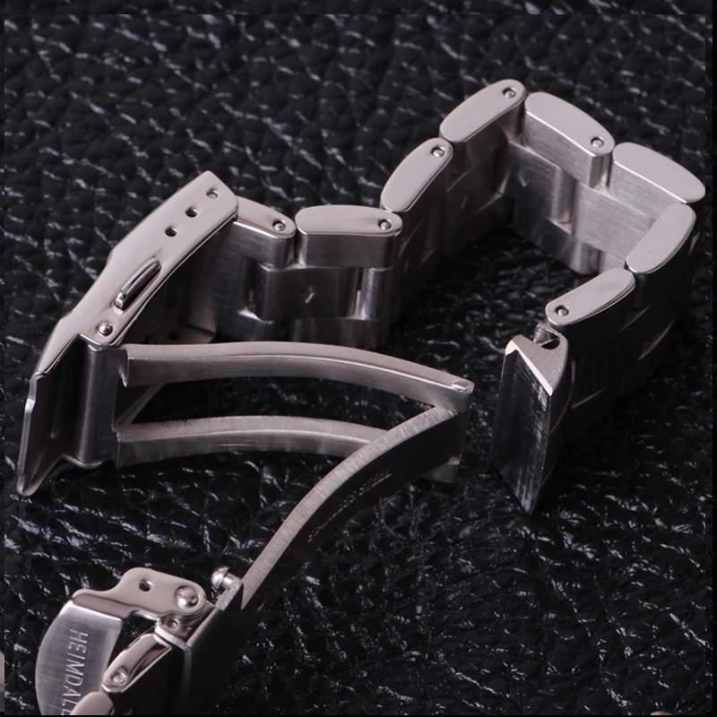 Heimdallr Watch Parts Solid Brushed 20mm Width Stainless Steel Bracelet For Turtle 6105 Diver Watch