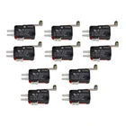 10 шт.лот прочный Микровыключатель концевой выключатель длинный шарнирный ролик мгновенного действия SPDT защелкивающееся действие 15A V-156-1C25 Новинка