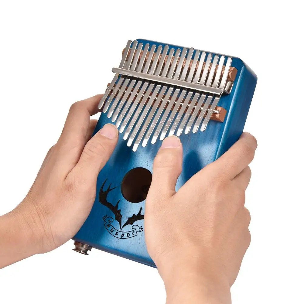 Muspor 17 клавиш EQ kalimba красное дерево большой палец пианино Kalimba пальцевое со