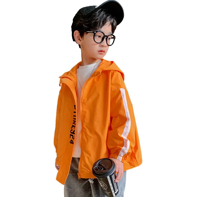 

Solid Spring Autumn Boy Coat Overcoat Top Kids Costume Teenage Gift Children Clothes High Quality Plus Size