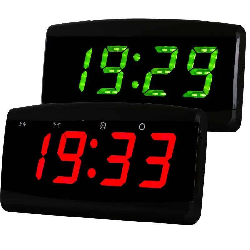 Creative Fashion Electronic Alarm Clock Living Room Radio Controlled Lighted Digital Led Wecker Analog Decoration OO50AC | Дом и сад