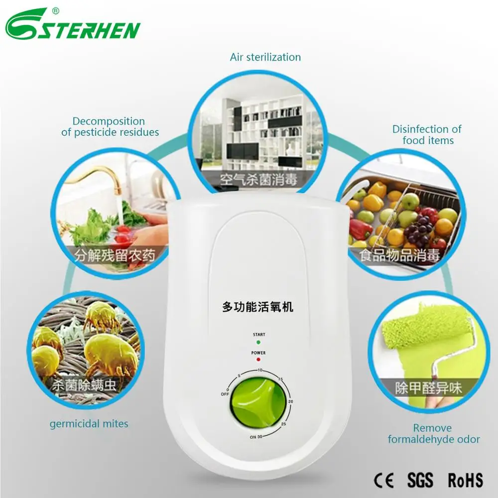 Стерильная портативная озоновая машина для дезинфекции овощей домашний