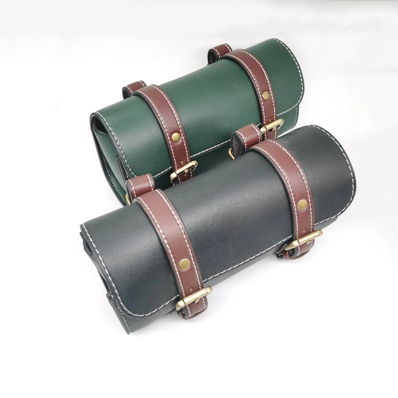 Кожаная сумка на руль велосипеда 2 цвета | Спорт и развлечения