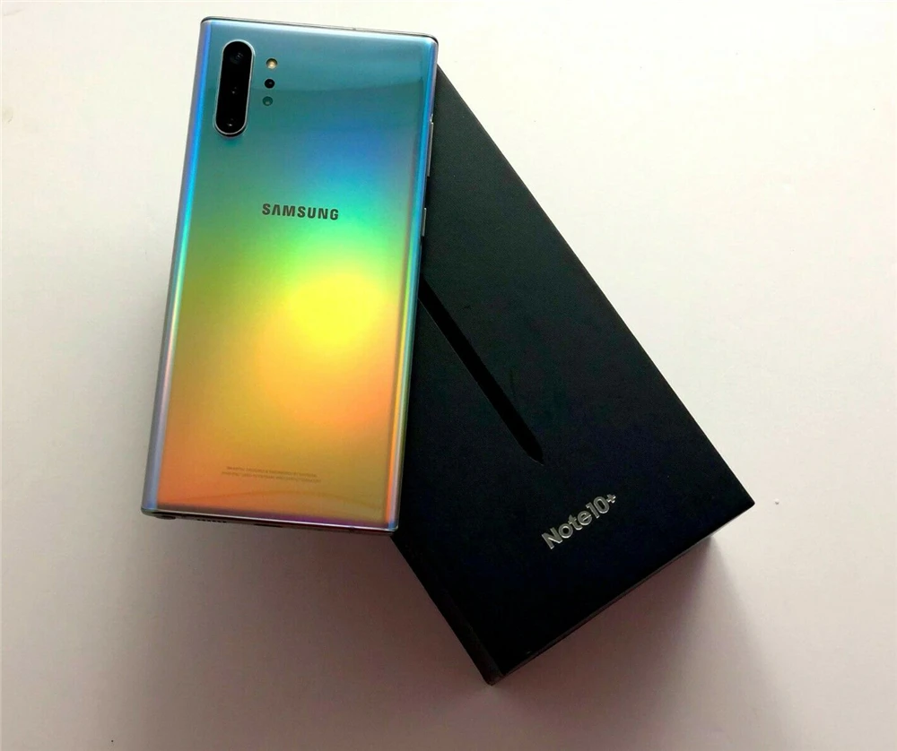 Разблокированный телефон Samsung Galaxy Note10 + Pro N975U N975U1 с экраном 855 дюйма Восьмиядерный