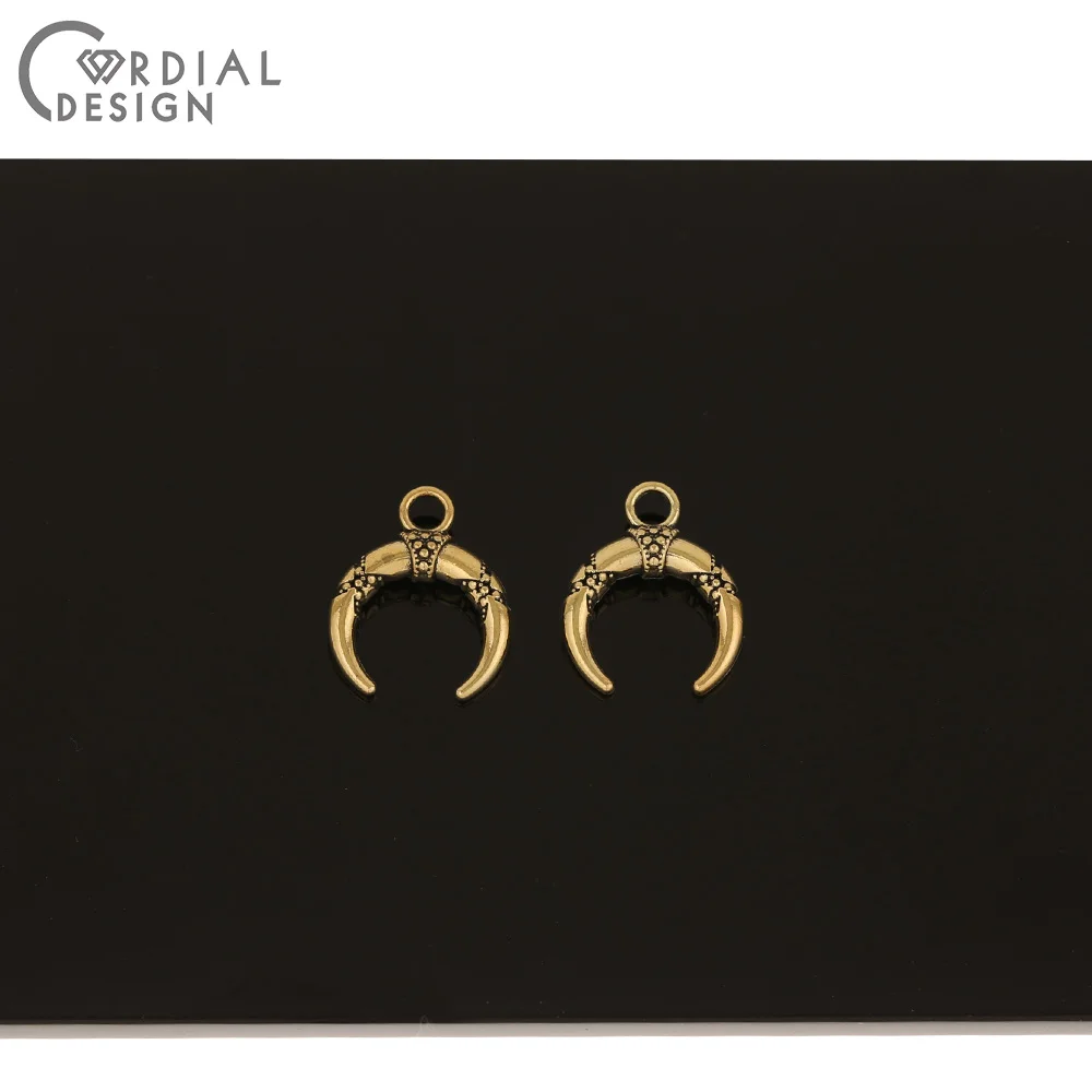 

Cordial Design 100Pcs 16*20MM Jewelry Accessories/DIY Charms/Semicircle Shape/Hand Made/Pendants/Jewelry Findings & Components